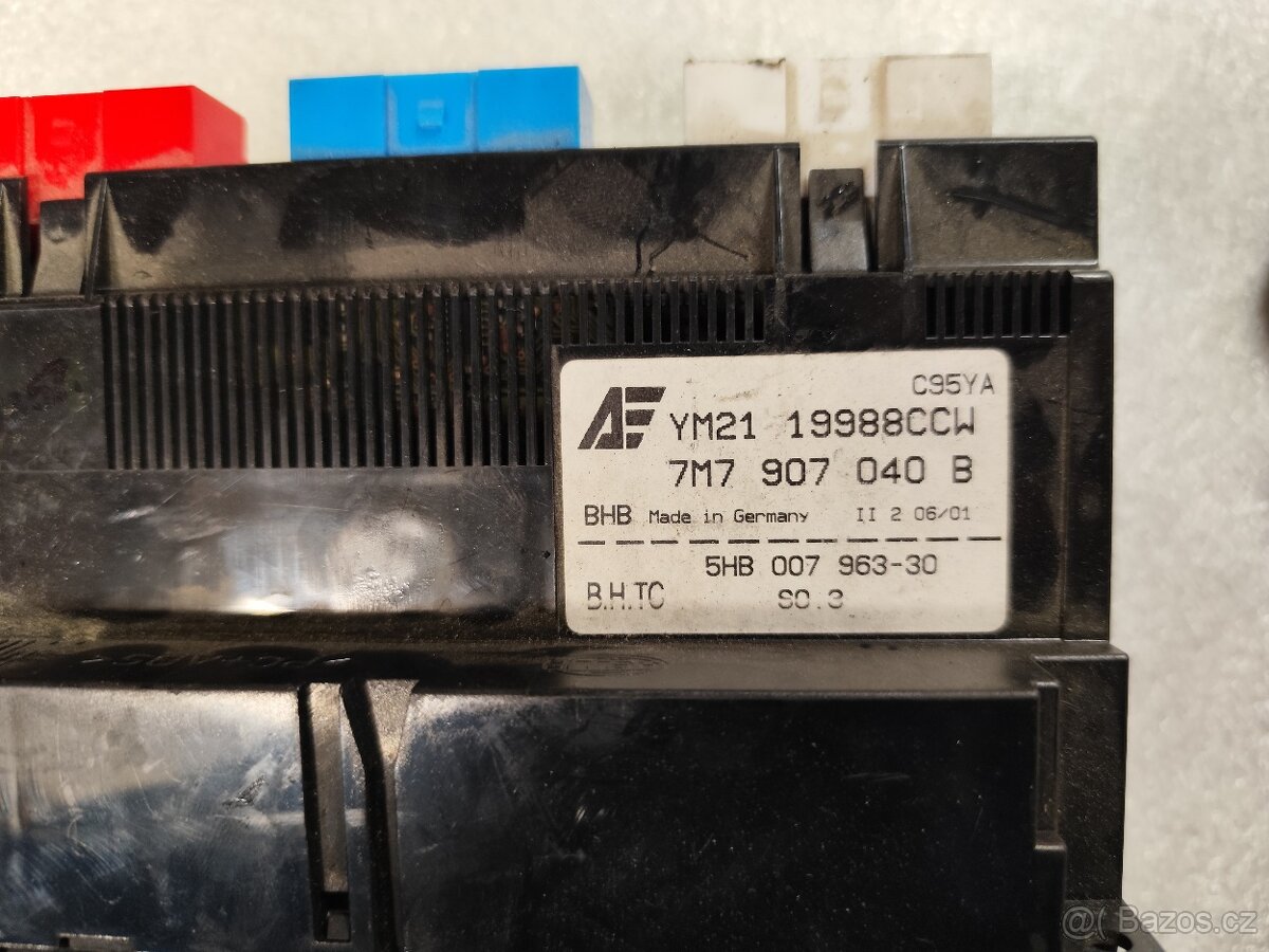 Ventily EGR, turbo, jednotka, climatronic SAG - 6