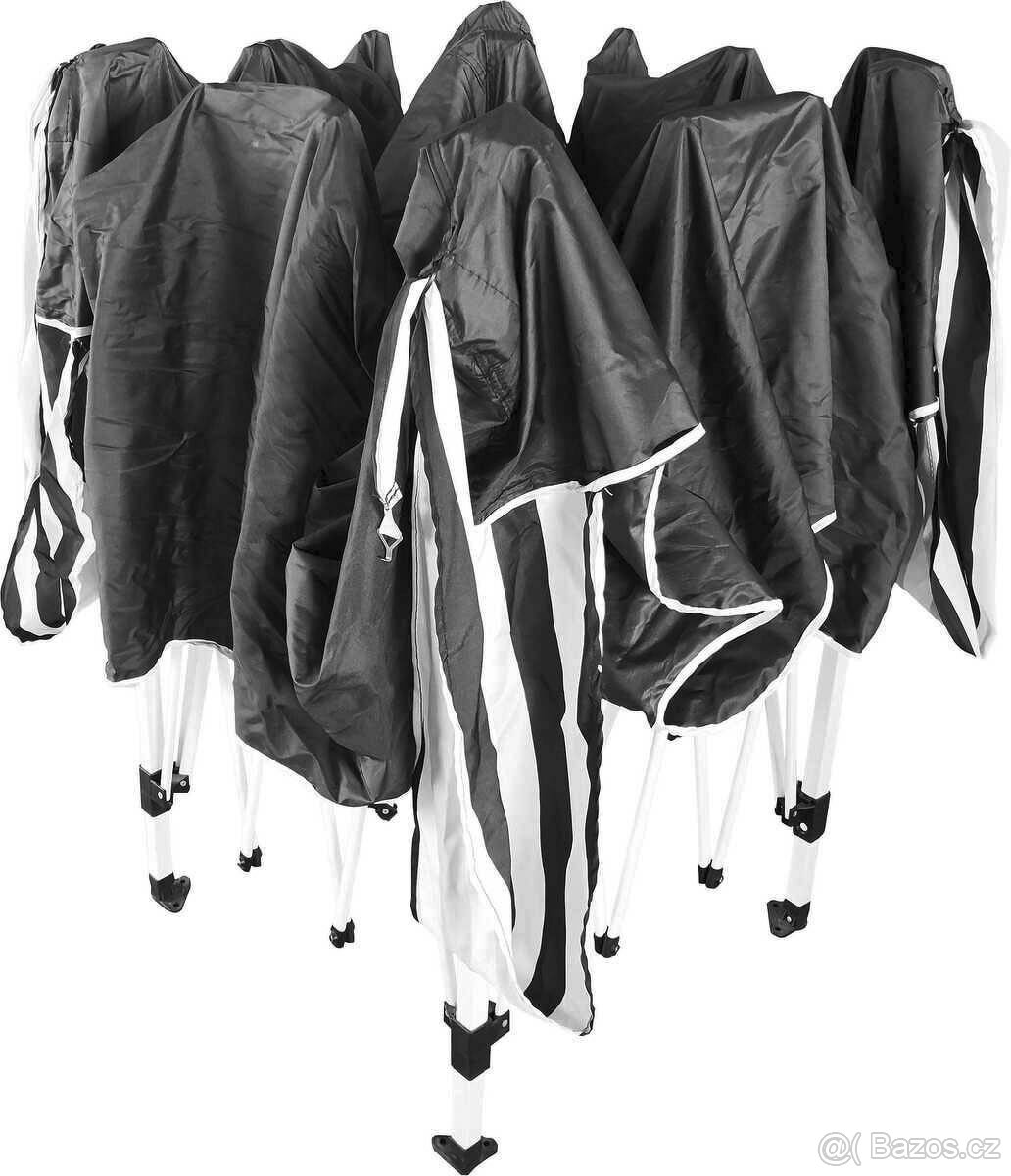 Skládací nůžkový zahradní párty stan 2 bočnice ,nepoužitý , - 6