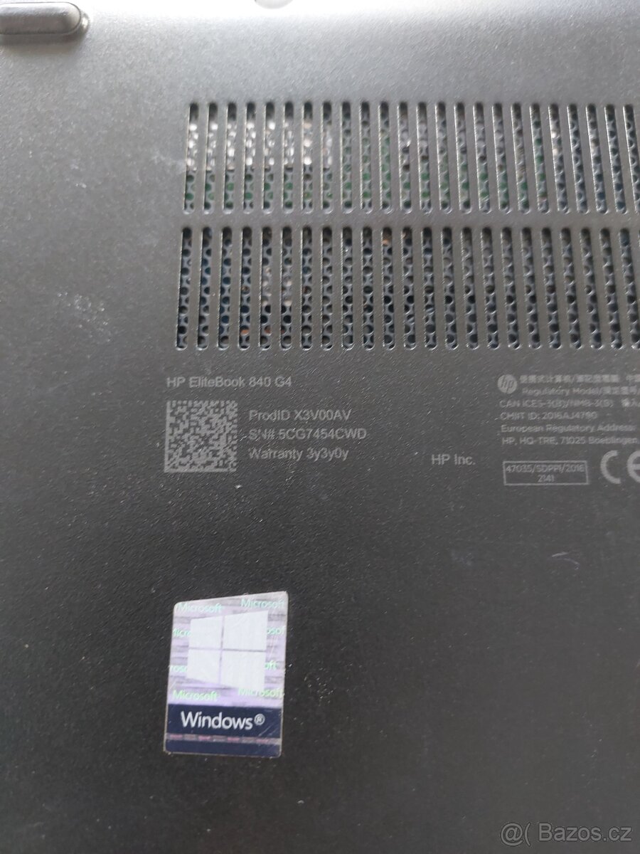 Notebook HP EliteBook 840 G4 Windows 11 PRO - 6