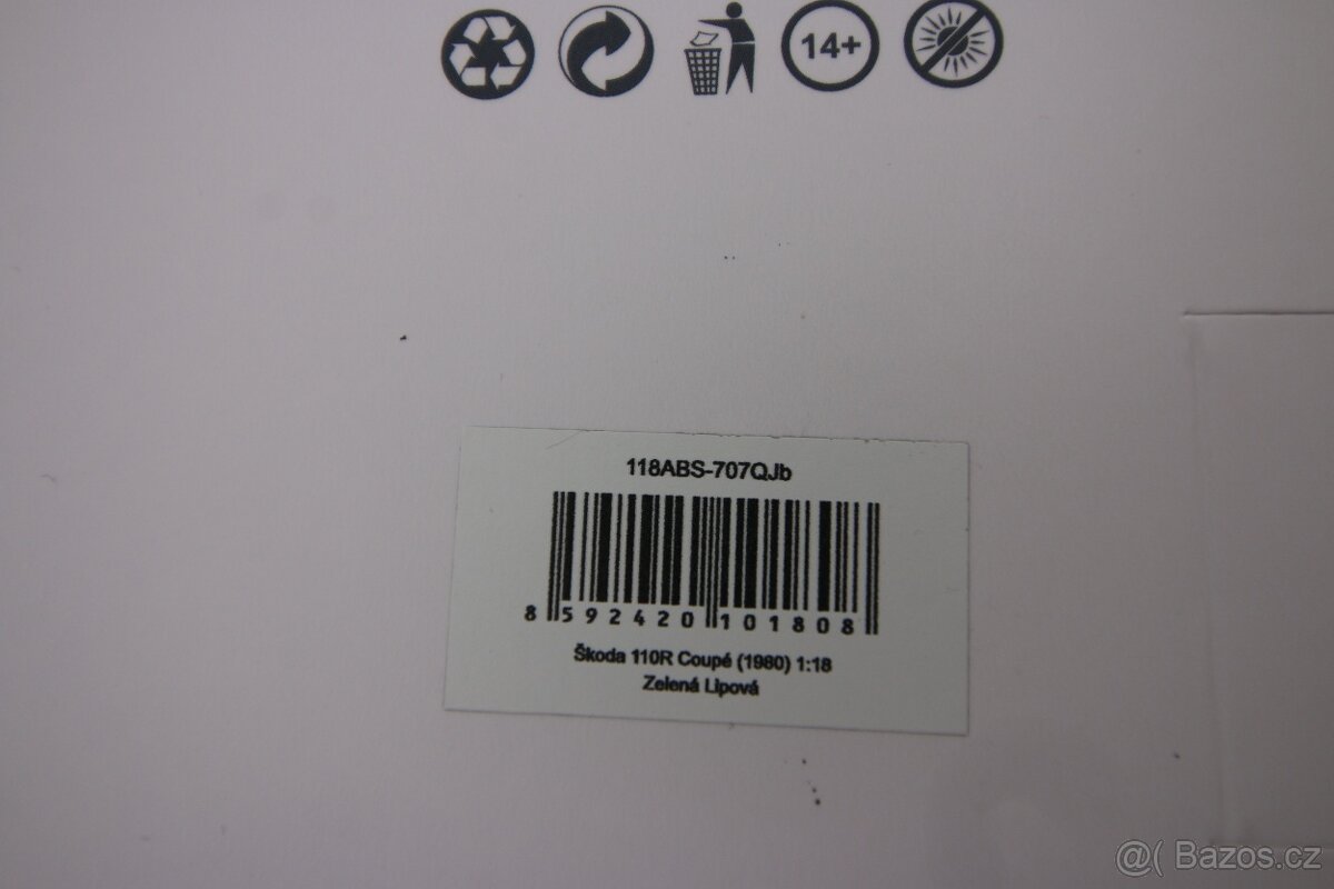Škoda 110R 1:18 Abrex Limitka 150ks - nové nerozbalené - 6