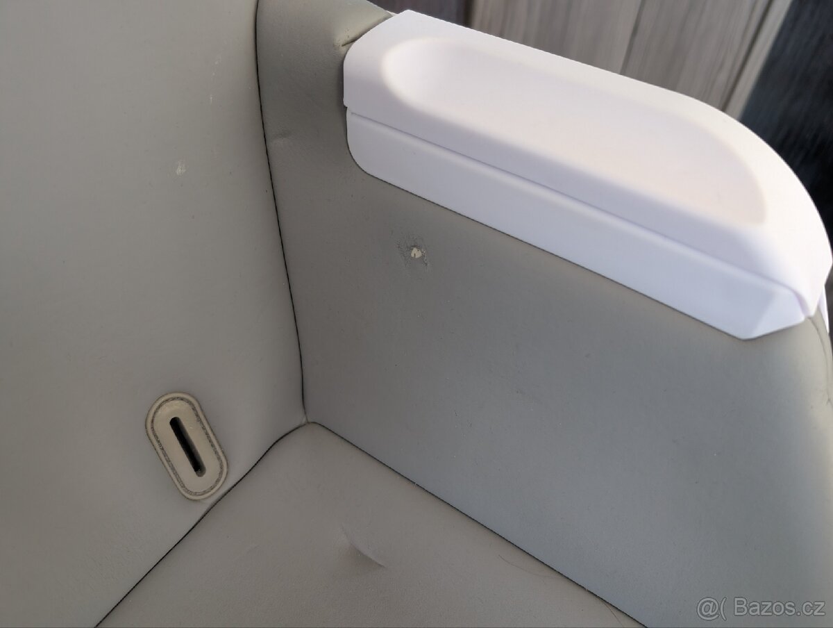 Dětská jídelní židlička Kinderkraft FINI šedá - 6