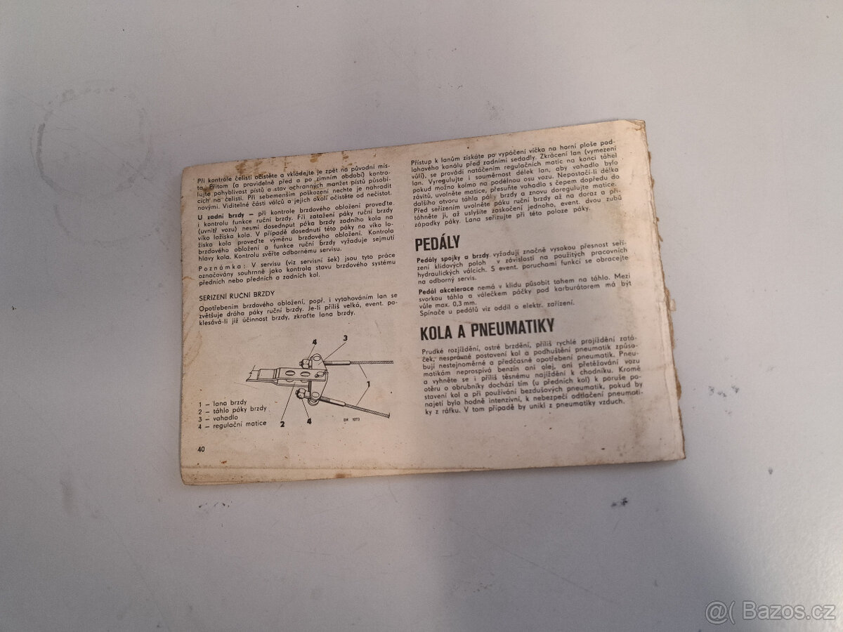 Návod k obsluze Škoda 105L, 105GL, 120, 105S, 120, 120GLS, - 6