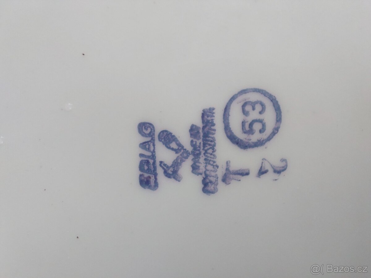 Malovane talire - ruzne druhy - 6 kusu - 6