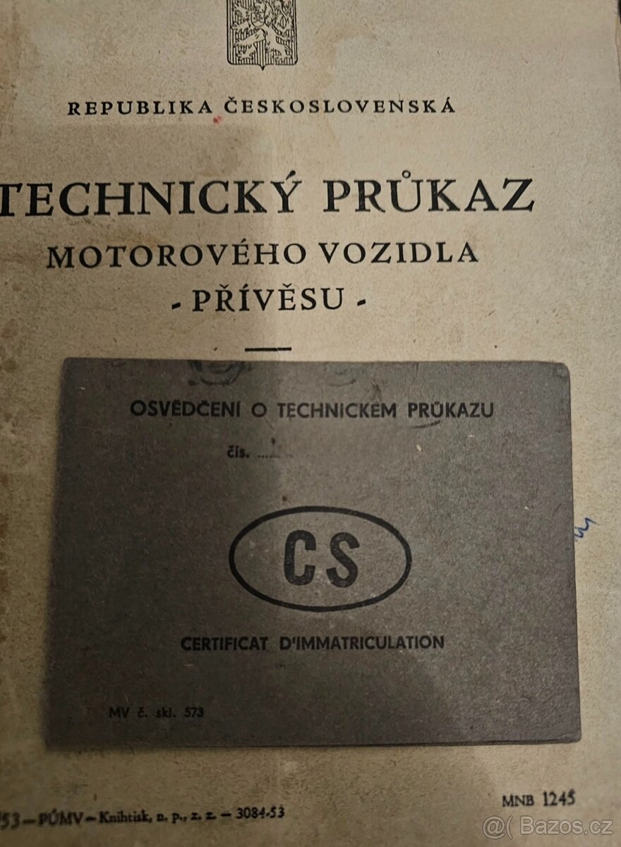 Jawa Pérák 250 r.v.1949 s TP - 6