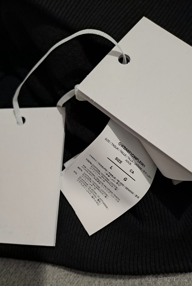 OFF WHITE DAMSKA MIKINA CROPPED - 6