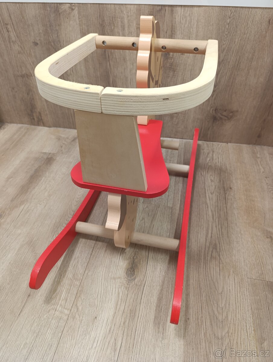 Dřevěný houpací kůň - 6