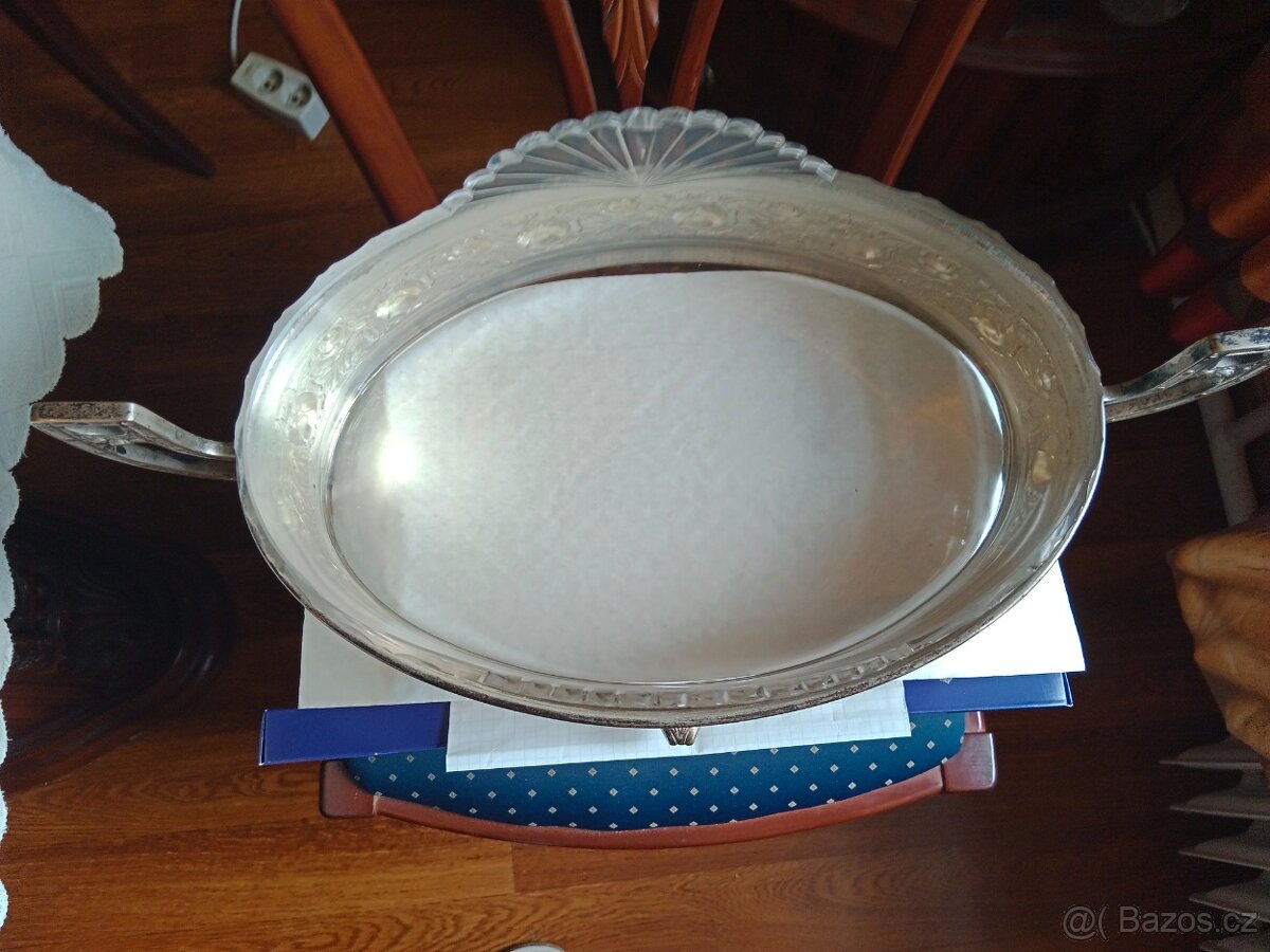 Krásný starožitný málo vídaný secesní nástolec, - 6