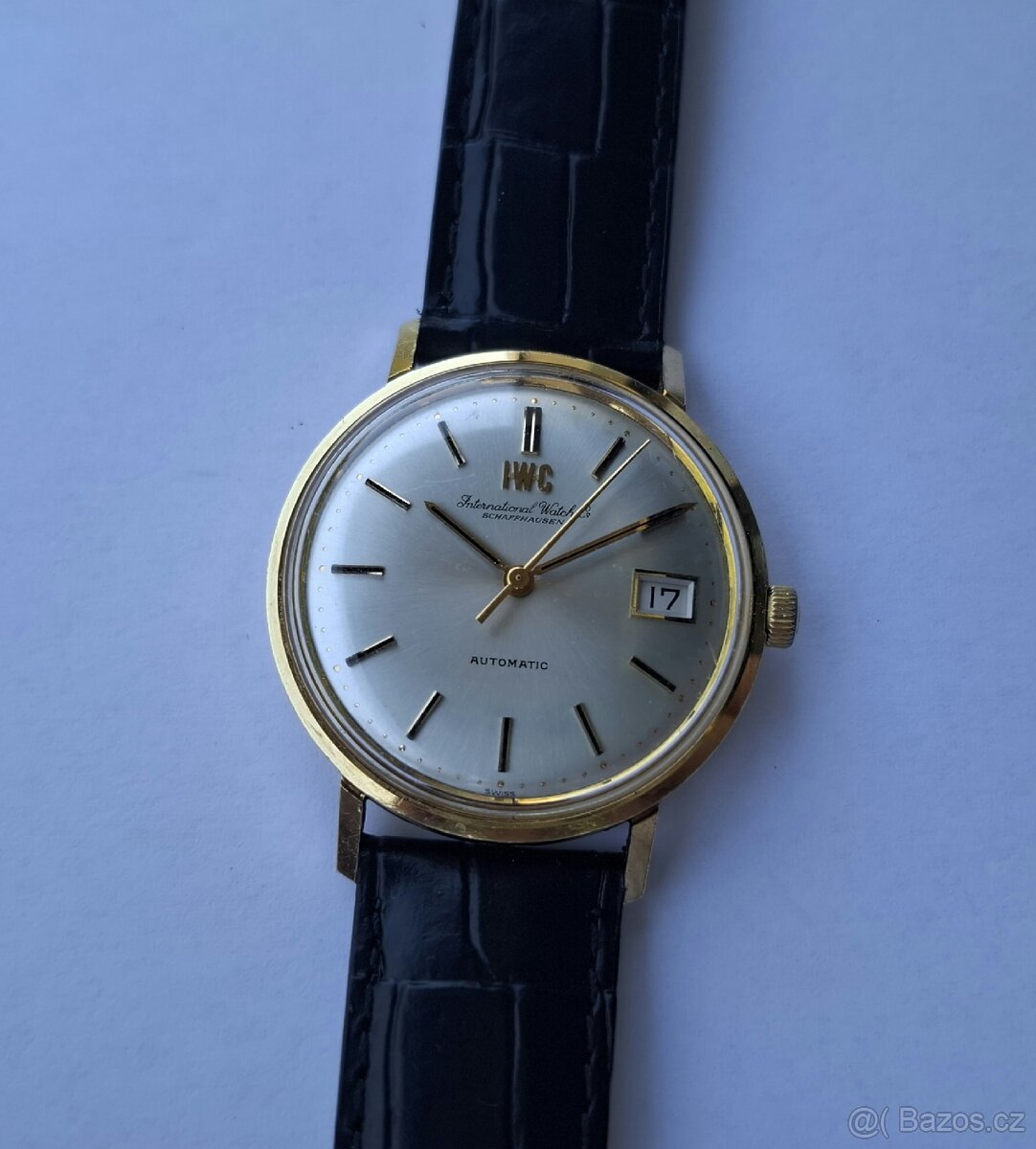 Pánské zlaté hodinky IWC Schaffhausen Automatic 18K - 6