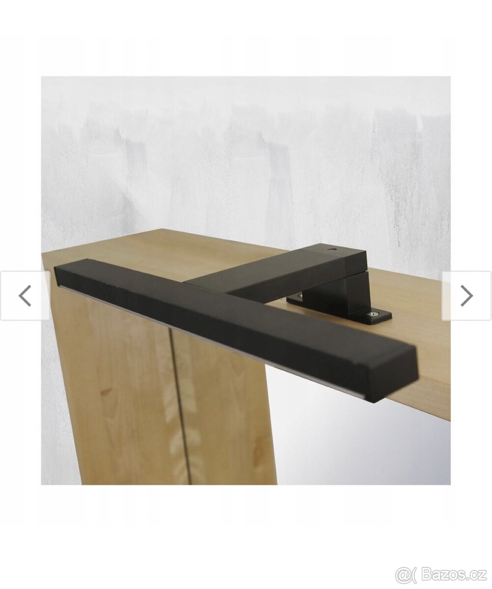 Nástěnné svítidlo basano enego black 50 cm - 6