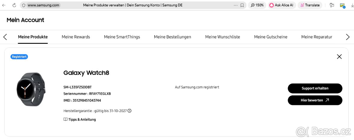 Samsung Galaxy Watch8 44 mm LTE Stříbrné ZÁNOVNÍ - 6