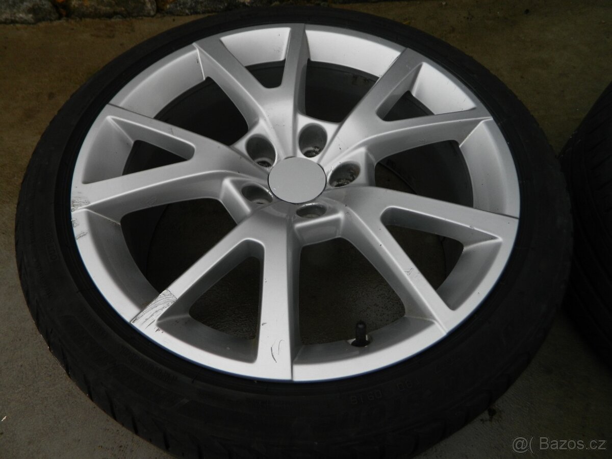 kola 5x112 r18+letní pneu - 6