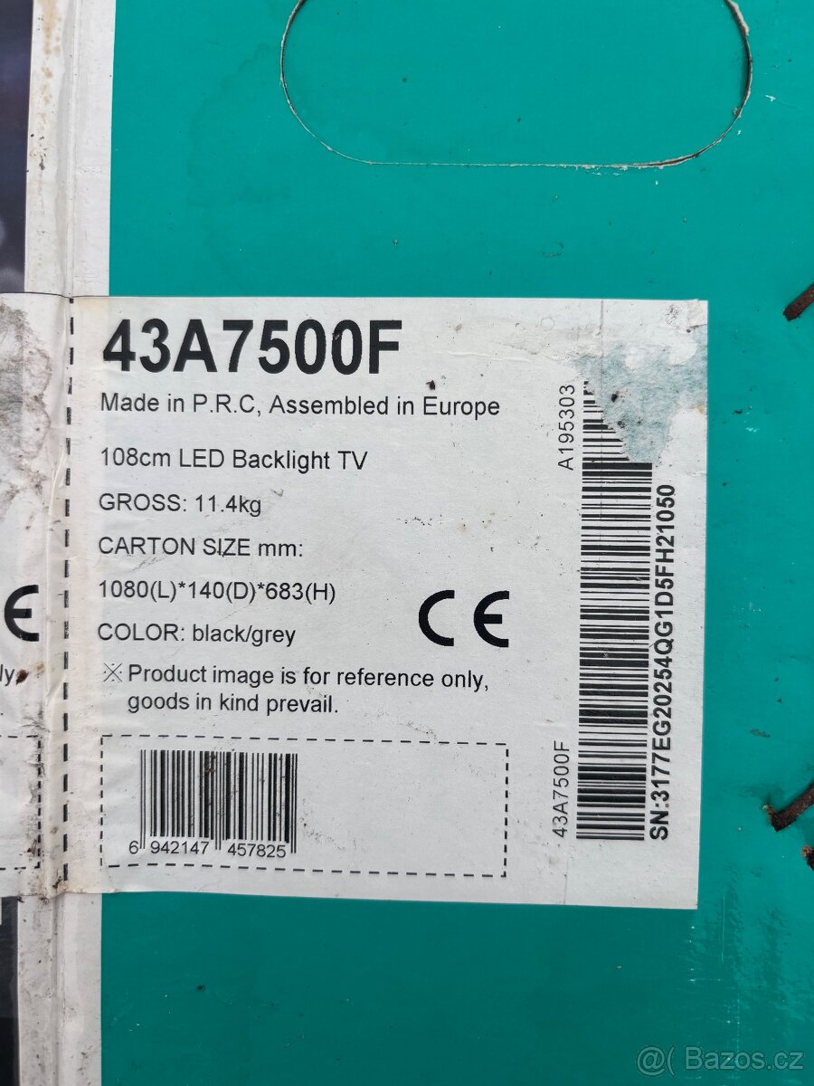 Stojan Držák TV Hisense 43A7500F - 6