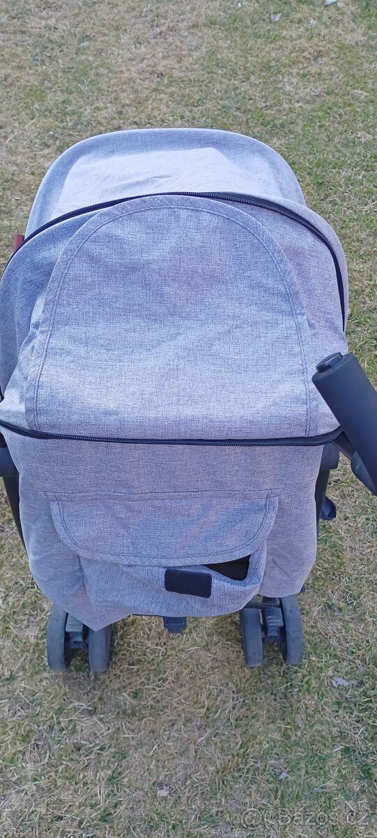 Šedý golfový kočárek Petite&Mars MUSCA - 6