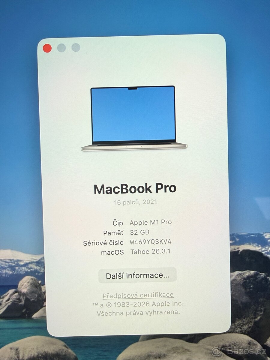 MacBook M1 PRO 16” M1 PRO - 6