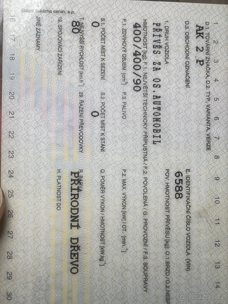 Přívěsný vozík - 6