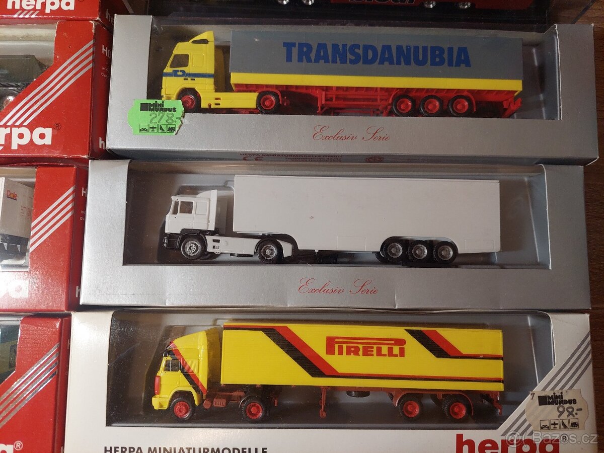 H0 Herpa - nákladní vozy a kamiony 1/87 - 6