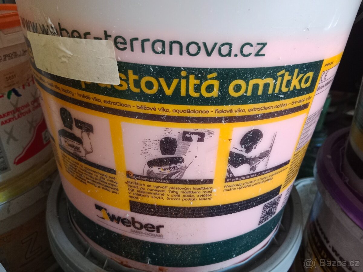 Silikonové omítky různých barev - 6