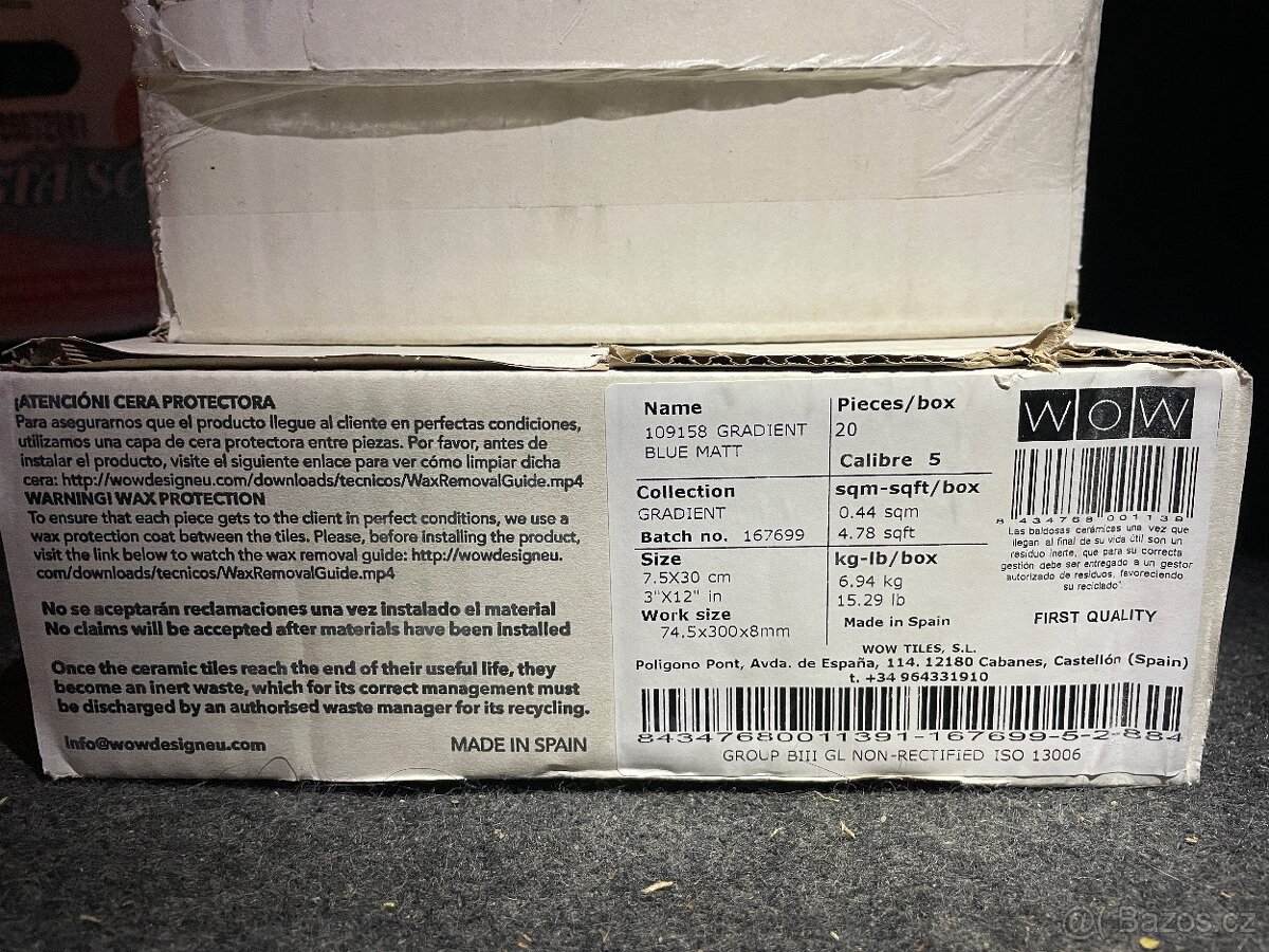 Designové obklady 7,5x30 cm (Appiani Regolo, WOW Gradient) - 6