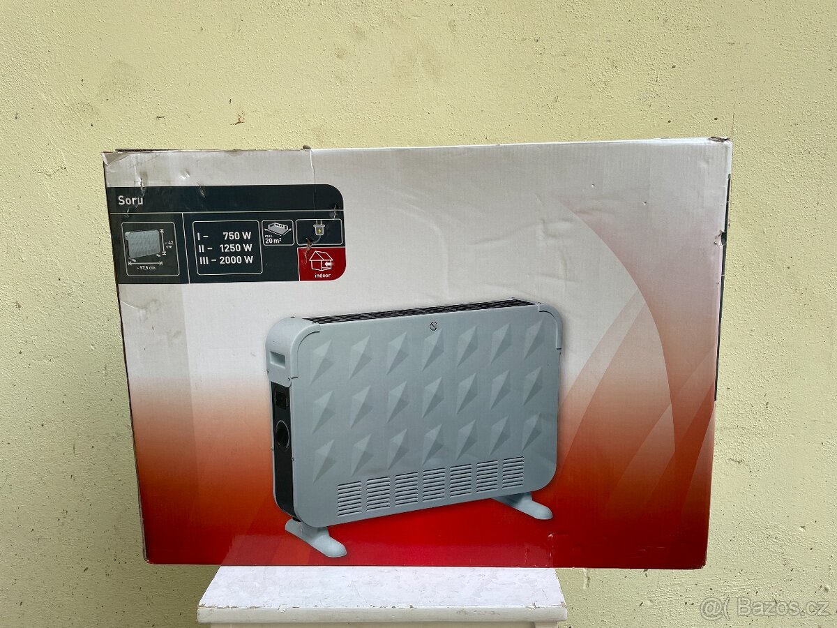 Konvektor Soru, bílý, 2000 W - 6