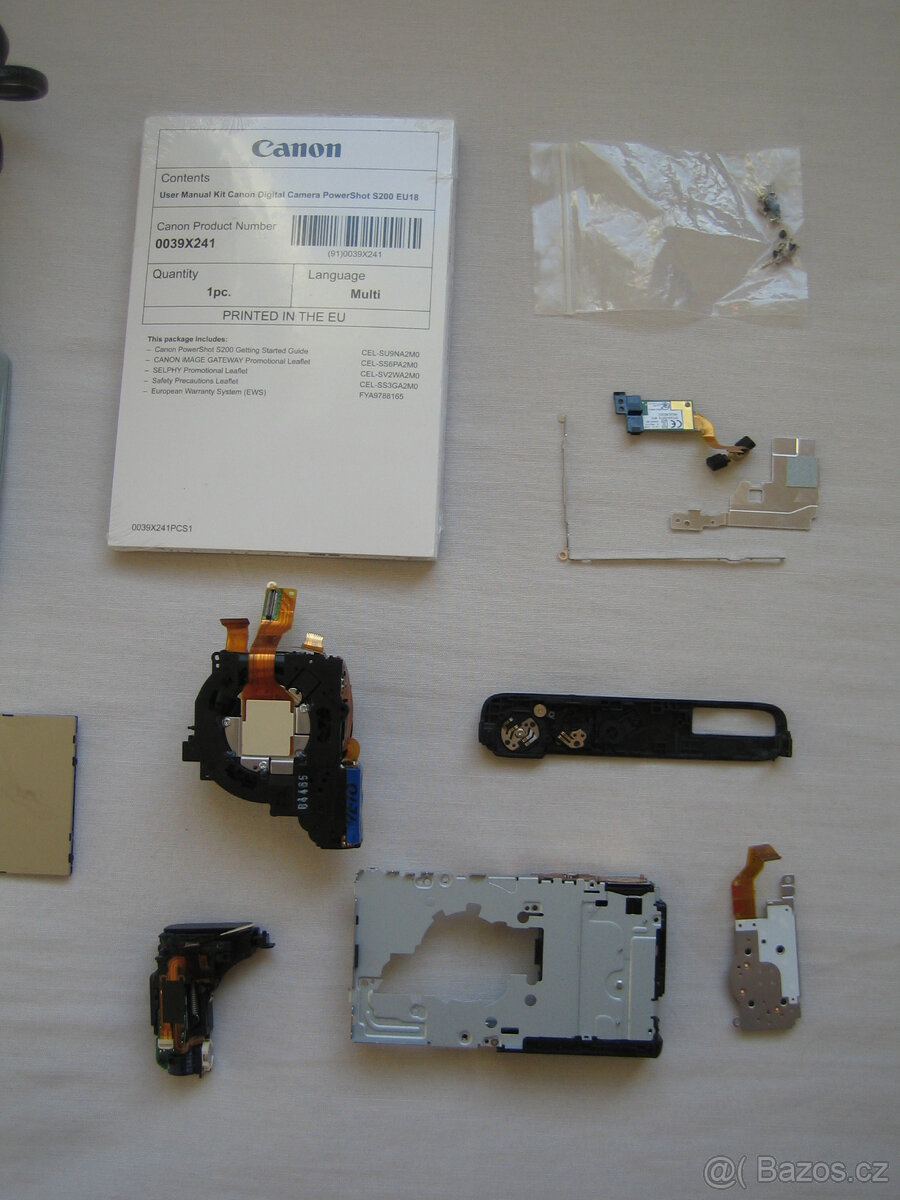 Canon PowerShot S200 - náhradní díly a příslušenství - 6