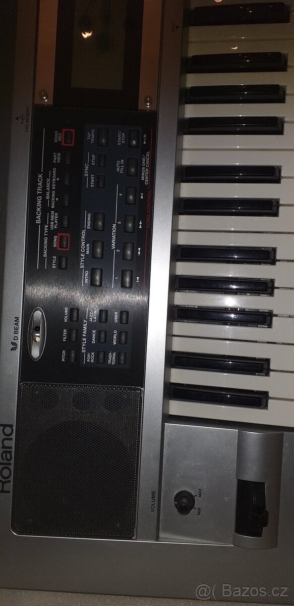Použitý Přenosný, dostupný domácí keyboard Roland Prelude - 6