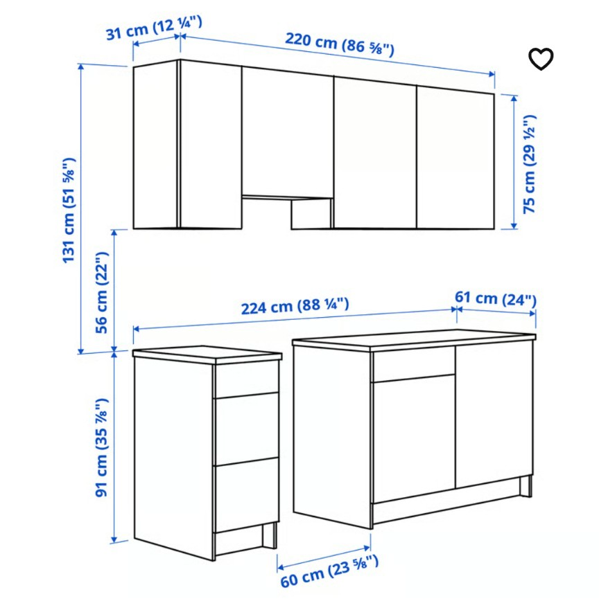 IKEA kuchyň KNOHLUX - 6