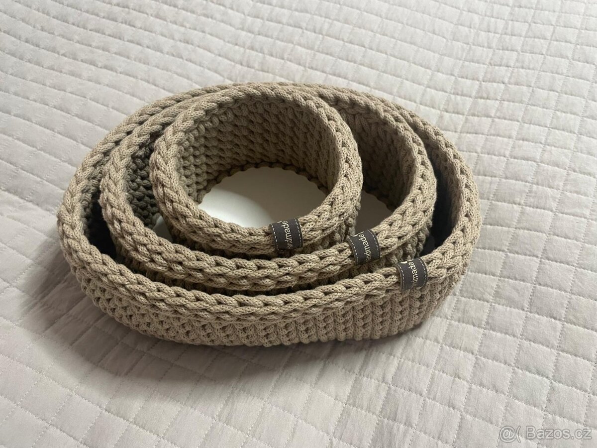 Háčkované košíky - 6