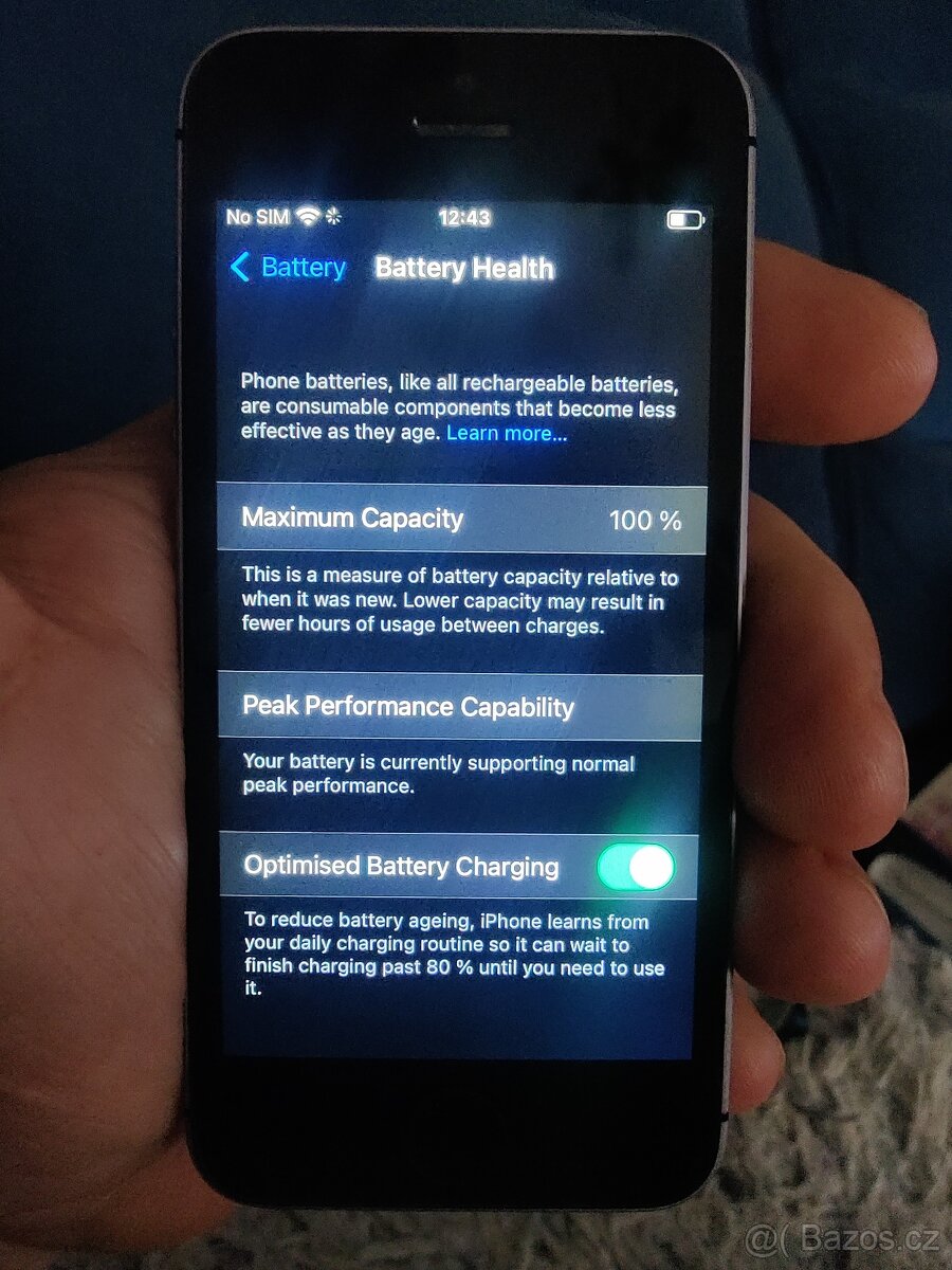 Apple iphone SE 32GB Space Grey nová baterie - 6