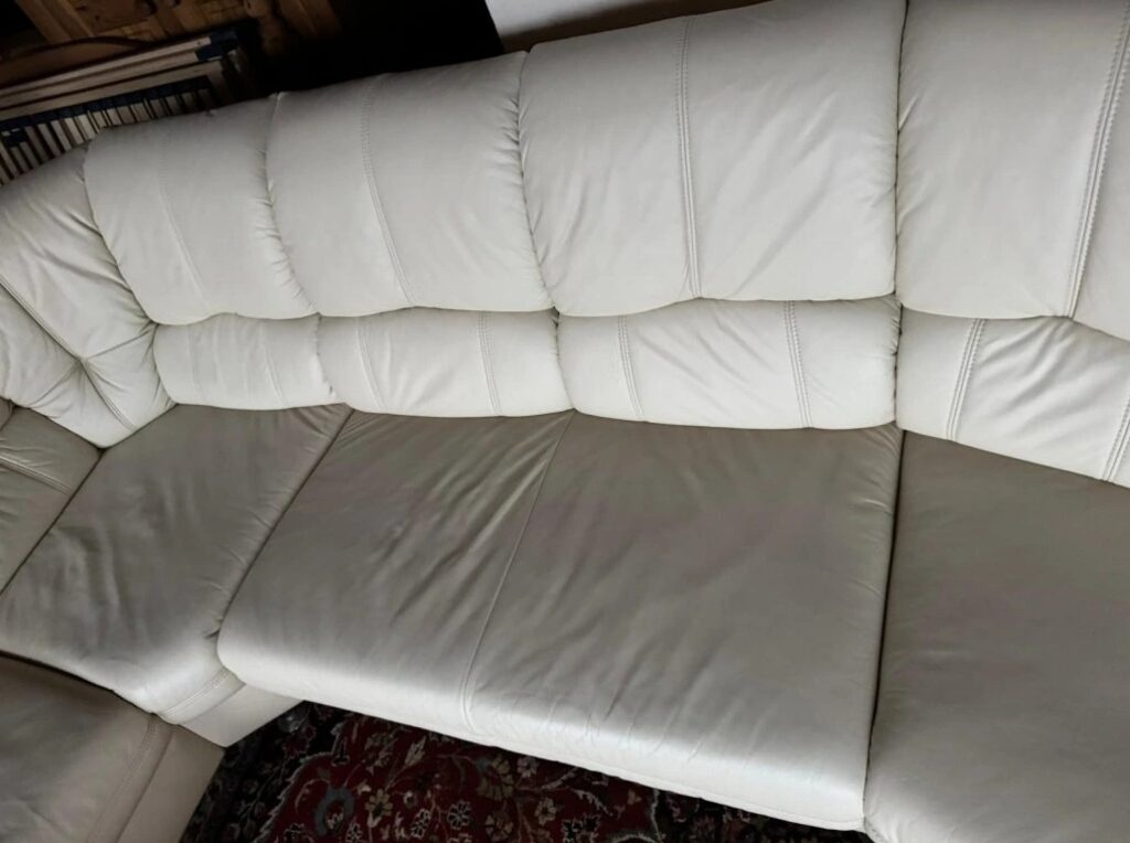 Rohová kožená sedací souprava, 3302 - 6