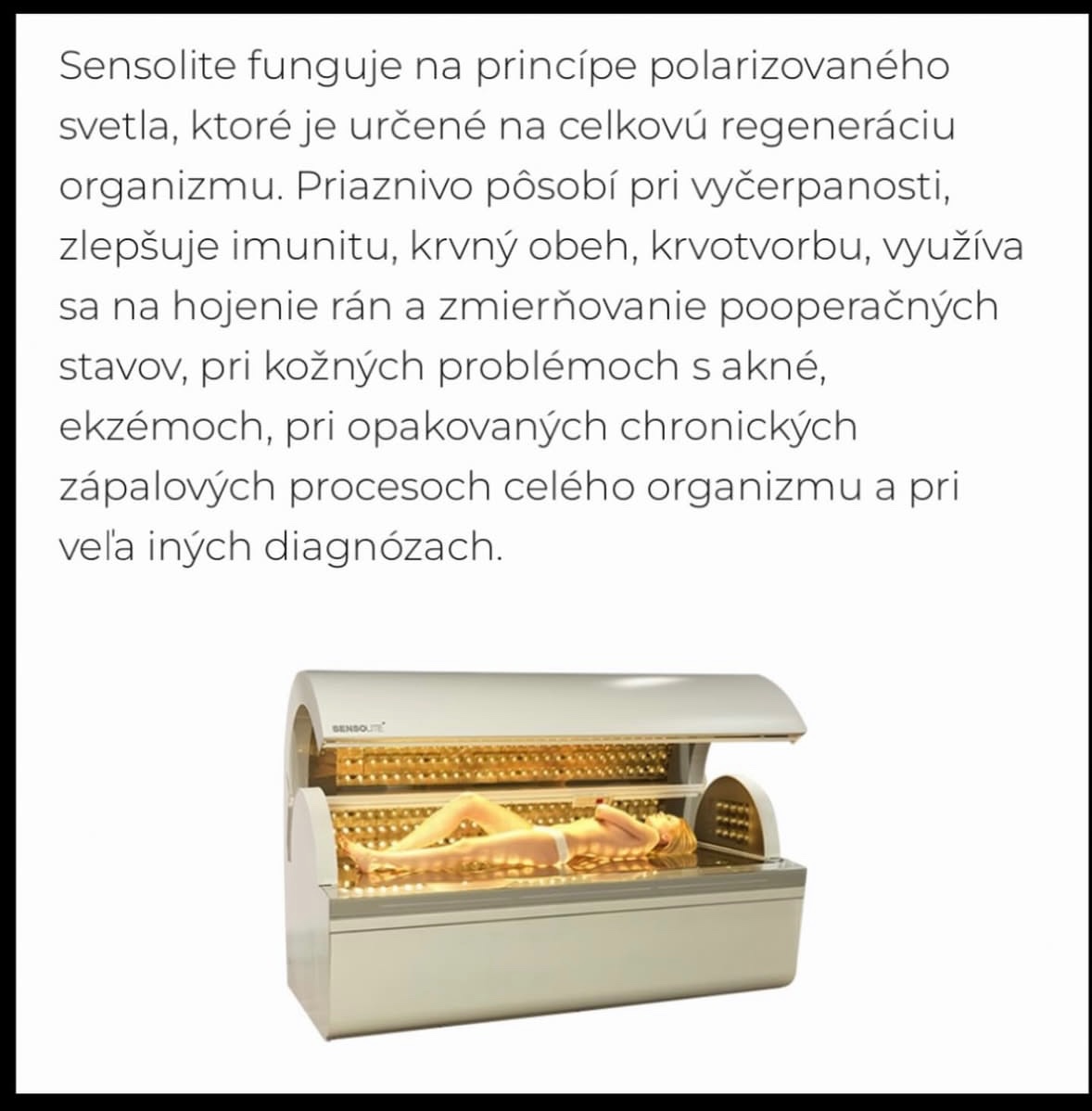 Bioptron lampa Sensolite - 6