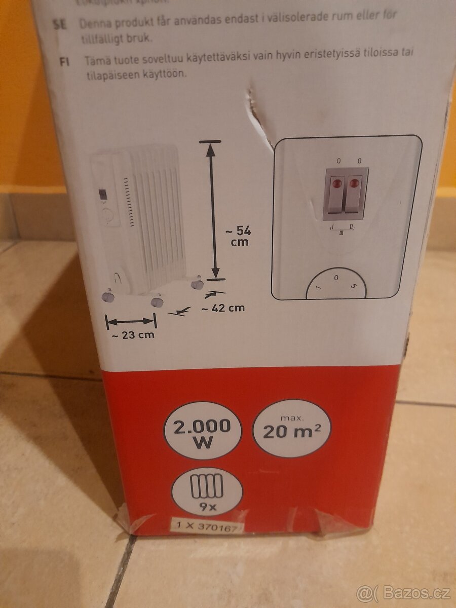 Elektrický olejový radiátor Kiruna - 6