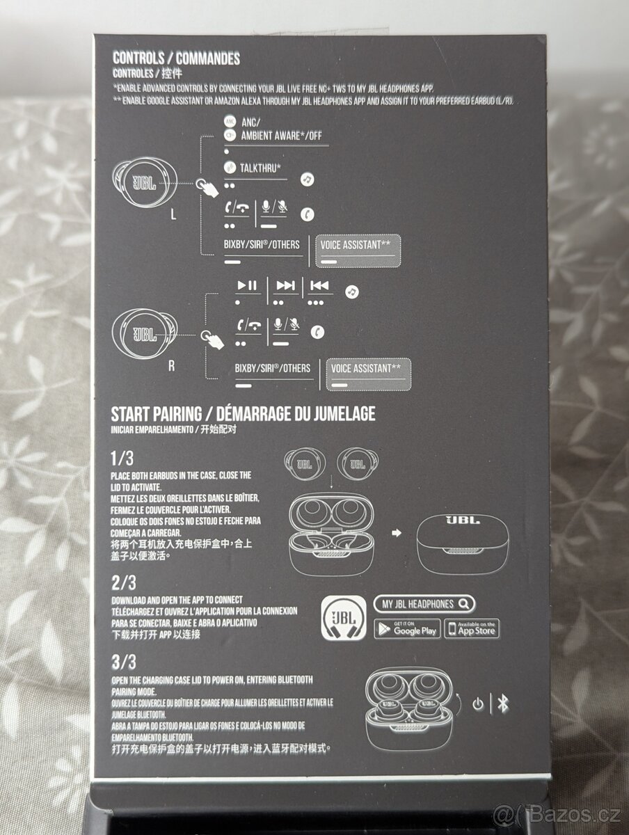 JBL Live Free NC+ TWS černá - 6