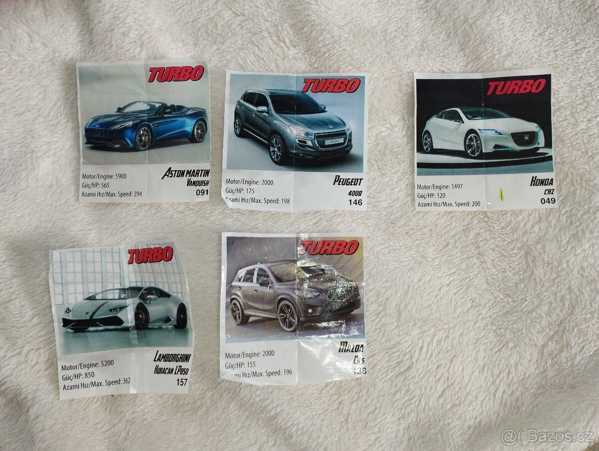 různě obrazky ze žvýkaček - 6