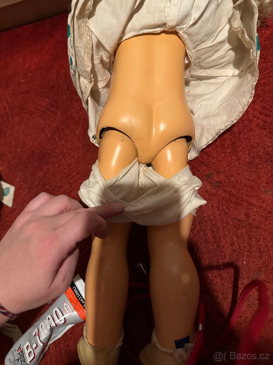 Stara panenka cca 62 cm - 6