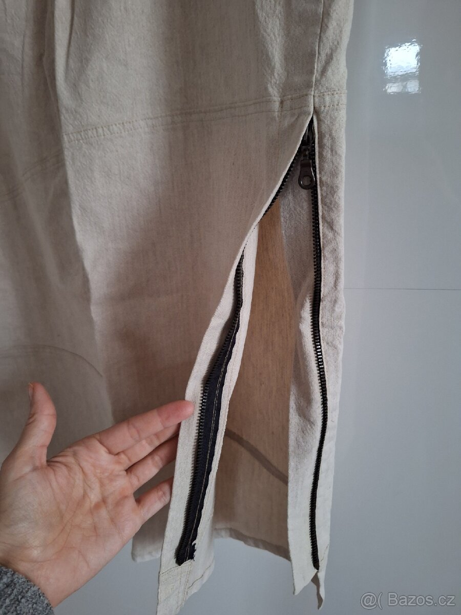 Sukně lněná sukně vel. 48 - 6