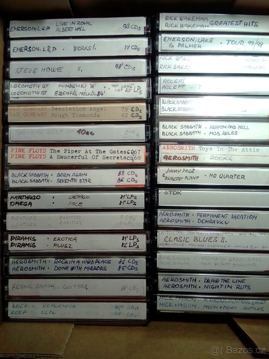 Kazety JVC, TDK, SONY, MAXELL a další. - 6