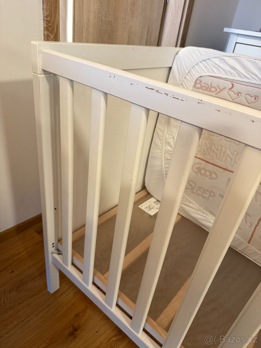 Postýlka pro miminko SUNDVIK Ikea s matrací - 6