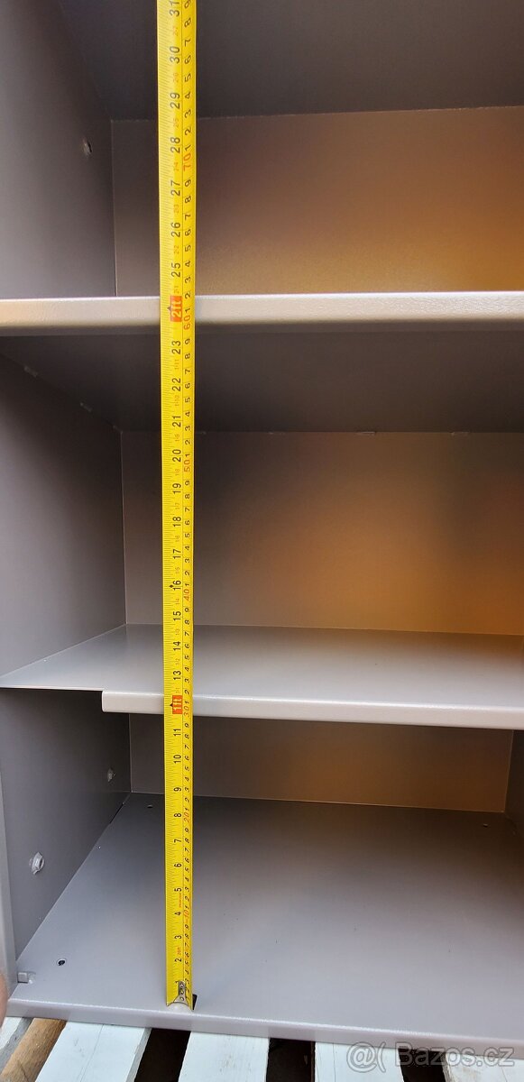 Ocelová trezorová skříň - jak nová / i do dodávky na nářadí - 6