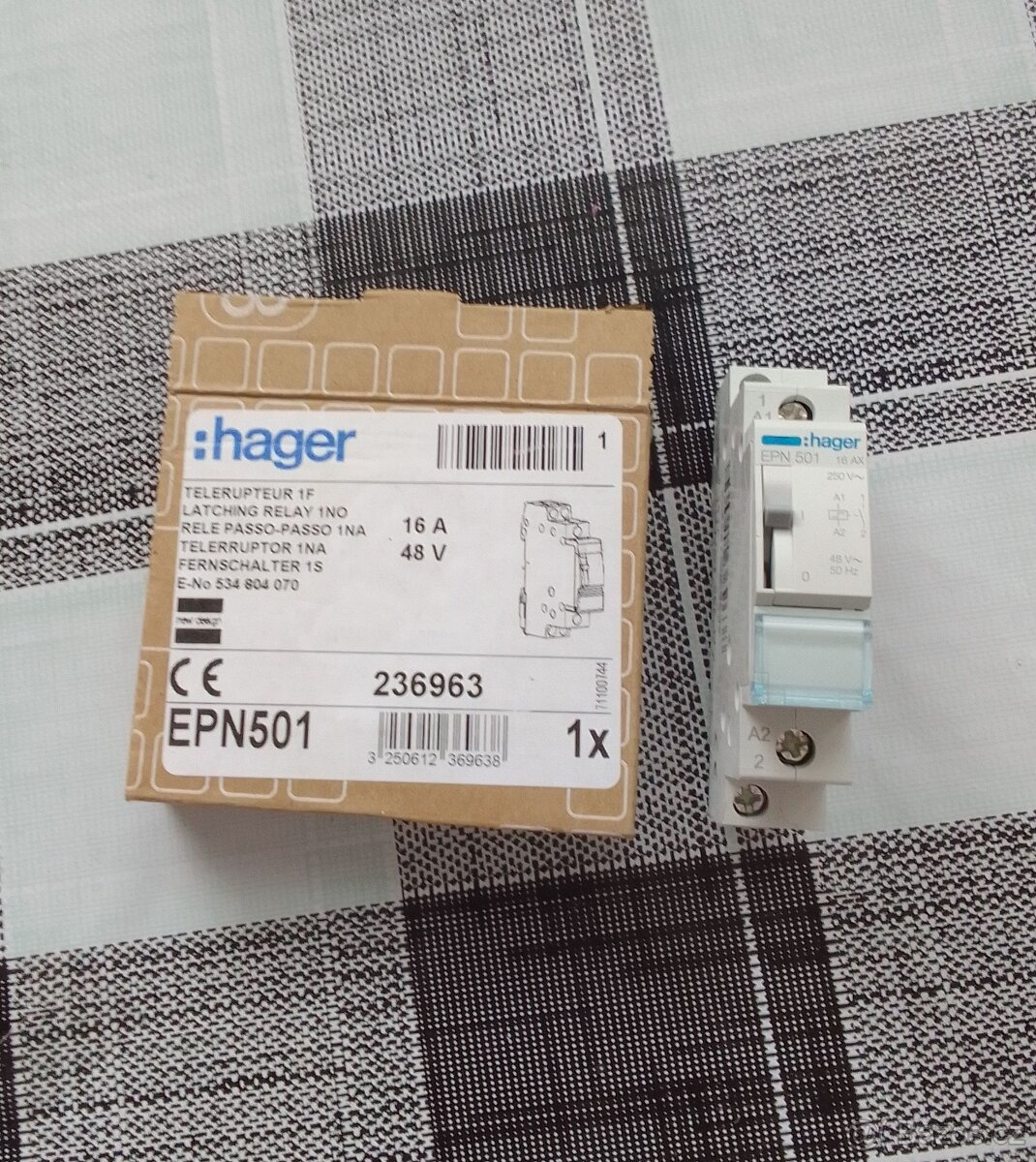 Relé Hager Epn 501 - 6