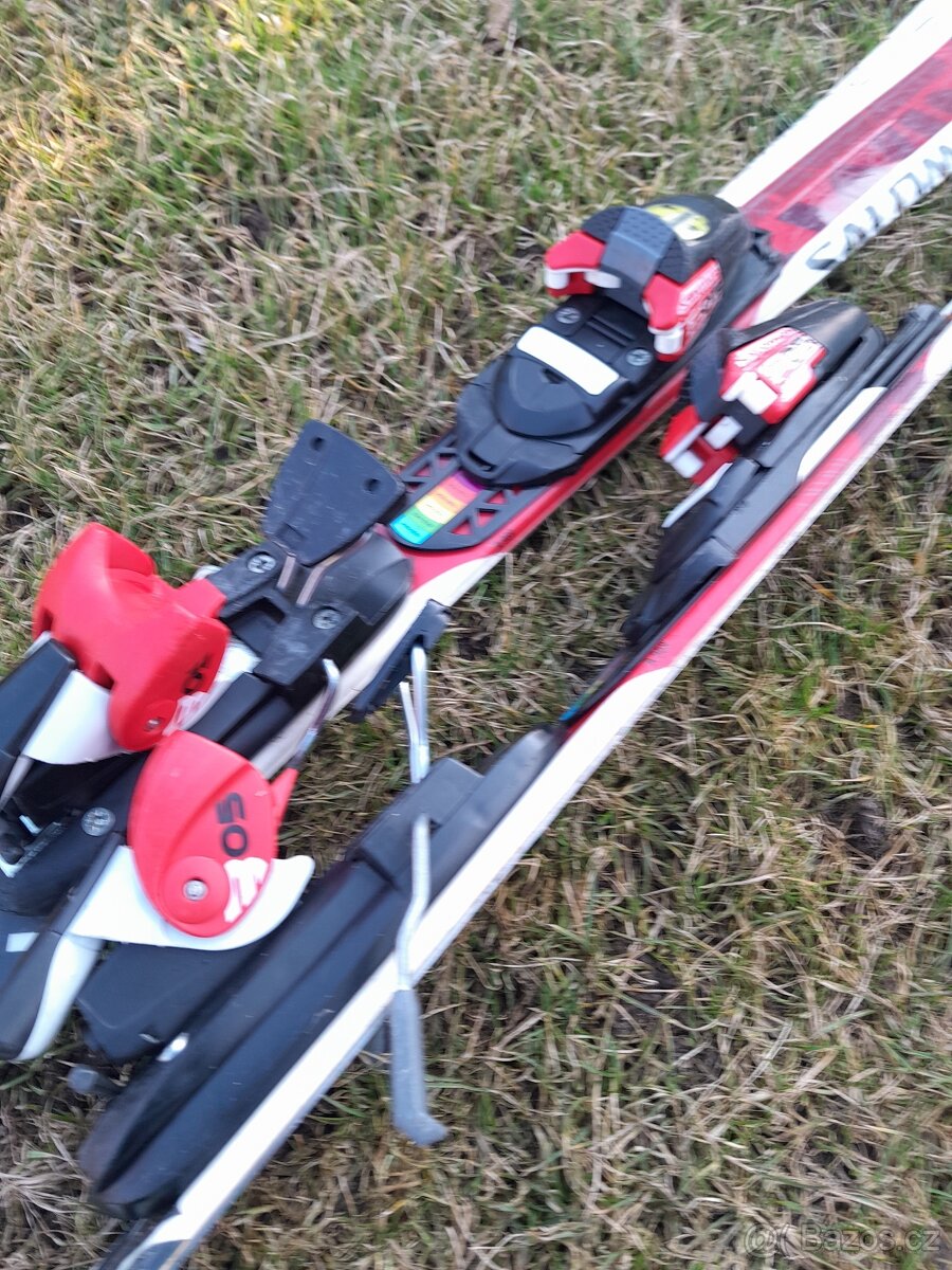 Prodám dětský set lyže Salomon 90 a boty - 6