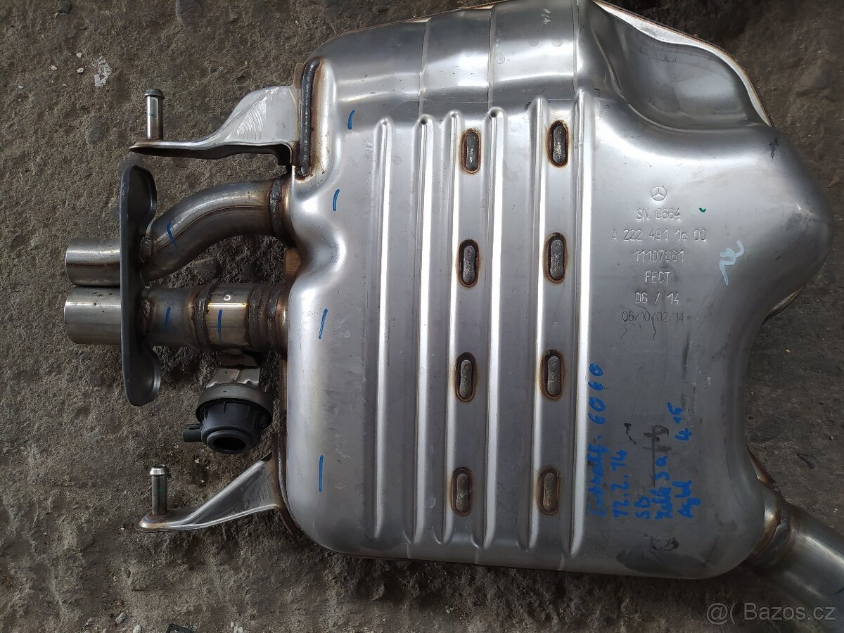 Mercedes-Benz S W222 63 Amg + Brabus Výfuk - 6