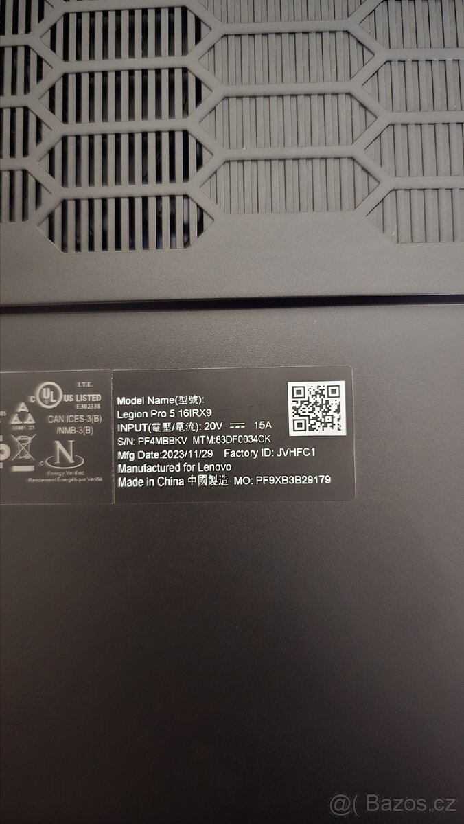 Herní notebook Lenovo Legion 5 pro 16IRX9 - 6