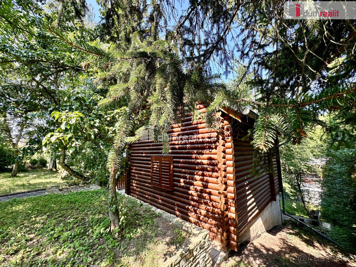 prodej srubové chaty, 50m2, s pozemkem 818m2, Slaný - 6