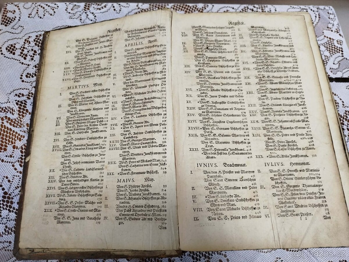 419 ROČNÁ KNIHA--autor--Laurentius Surius--rok vydania 1606- - 6