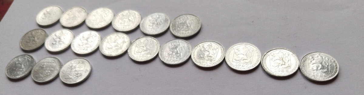 19x 10 haléřů Československo Celá sada - 6