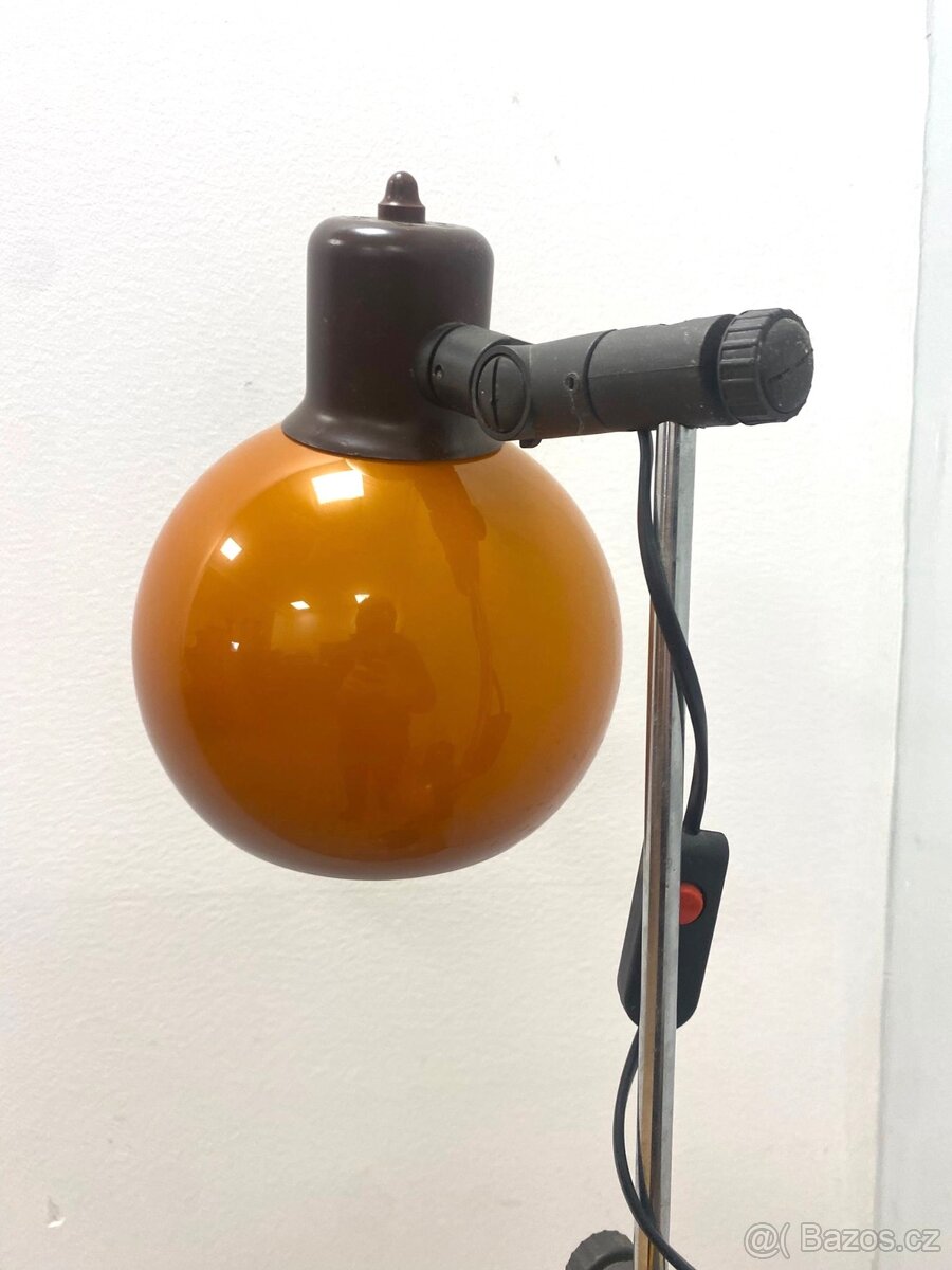 Retro lampa podlahová 70. léta - 6