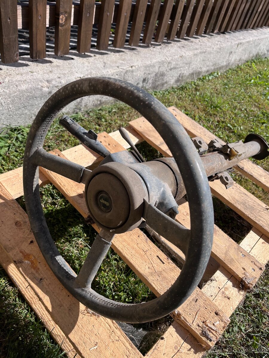 Jeep XJ - sloupky řízení , volant - 6