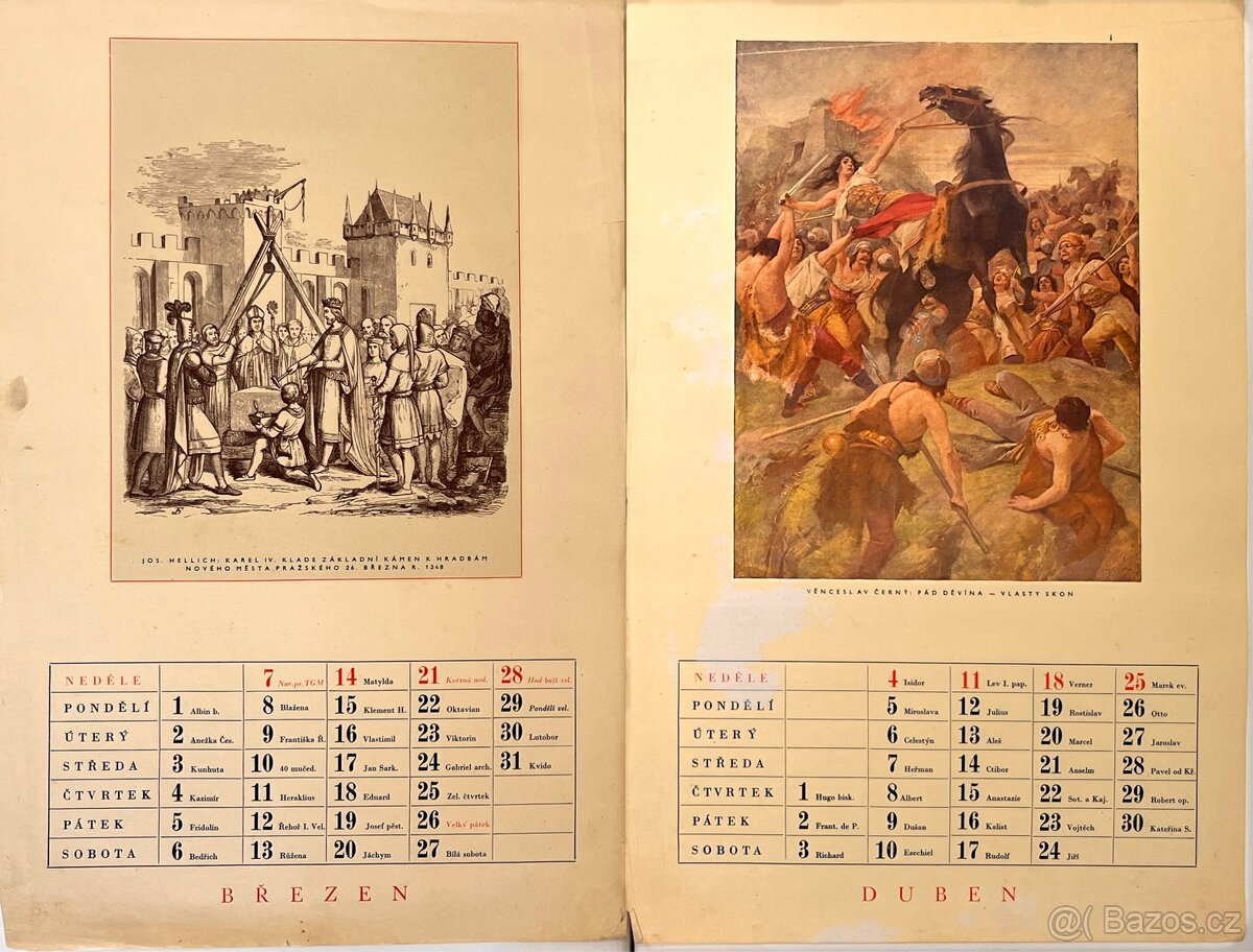 Historický kalendář 1947 - 6