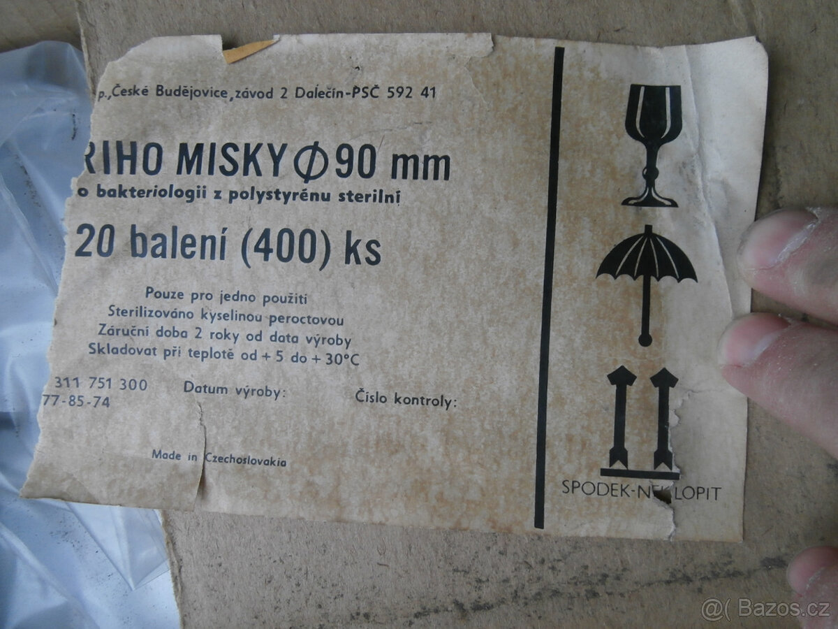 Petriho misky 90 mm balení 20 ks za 90 kč - 6