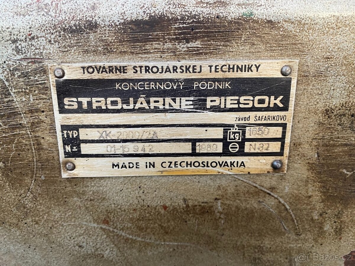 Rucni ohybacka plechu PIESOK XK-2000/2A - 6